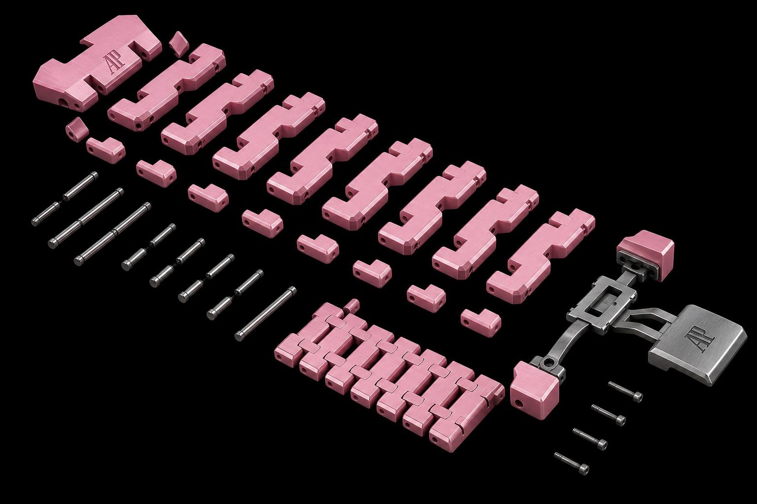 Exploded view of the POP BAND ceramic bracelet